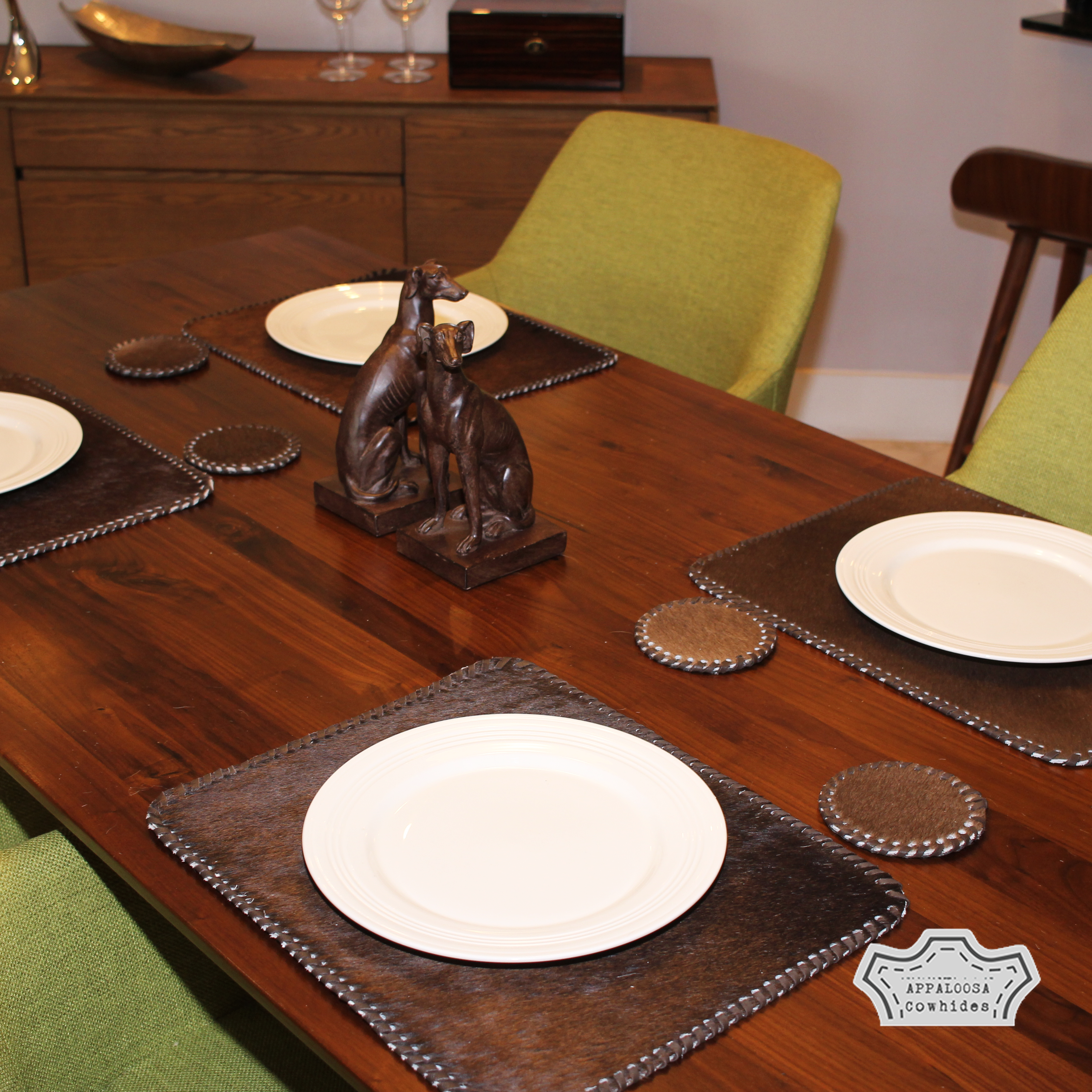 Cowhide Plain Placemats