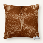 Pillow Cover Salt & pepper Cowhide