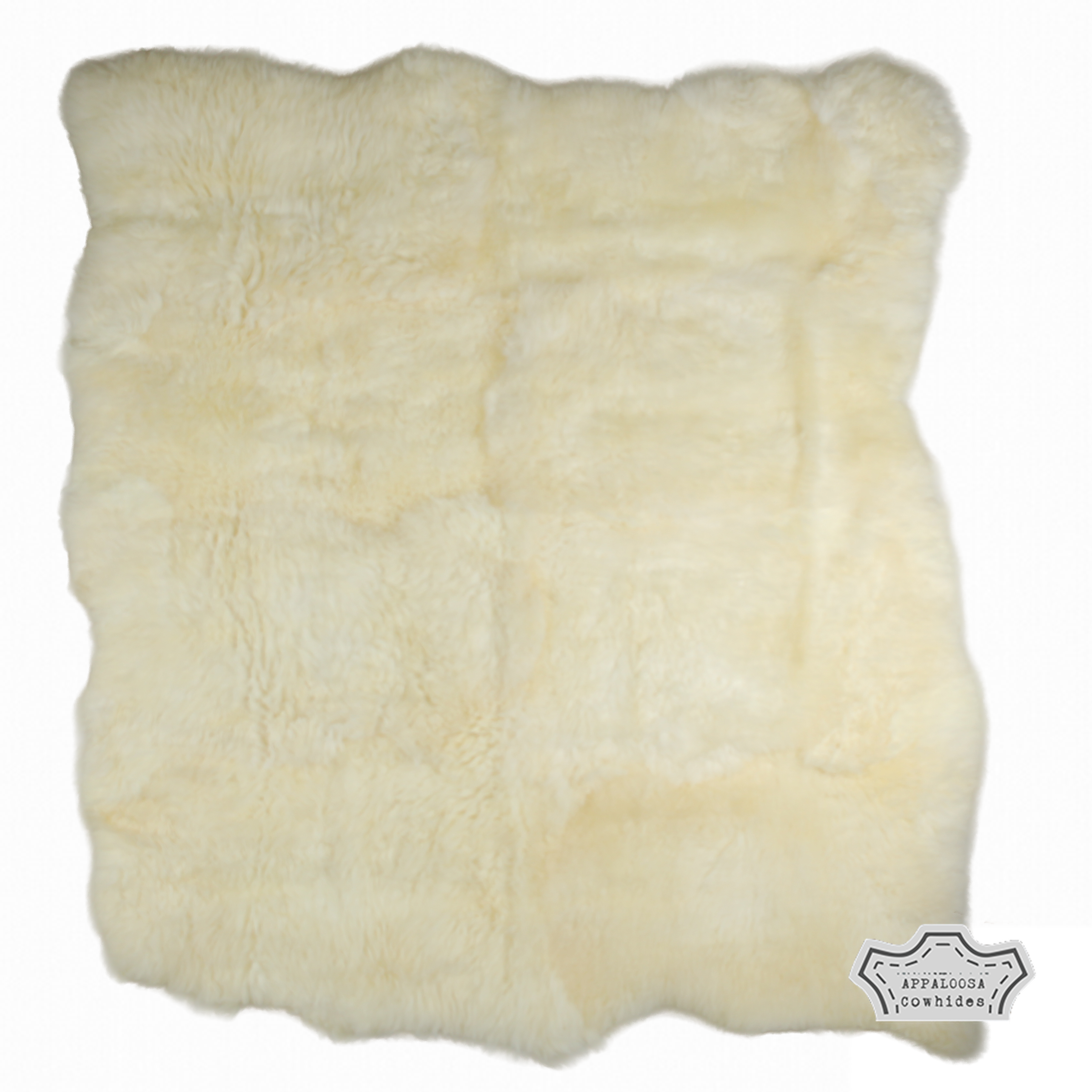 Sheepskin Natural White Octo