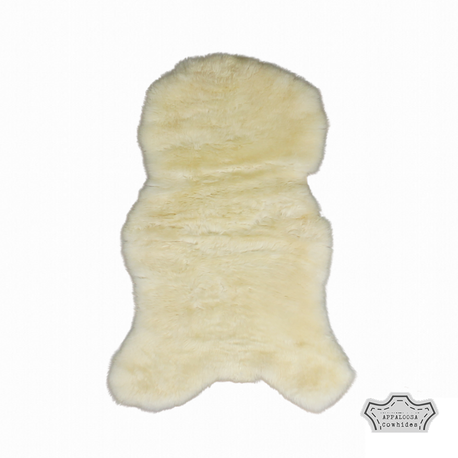 Sheepskin Natural White Single