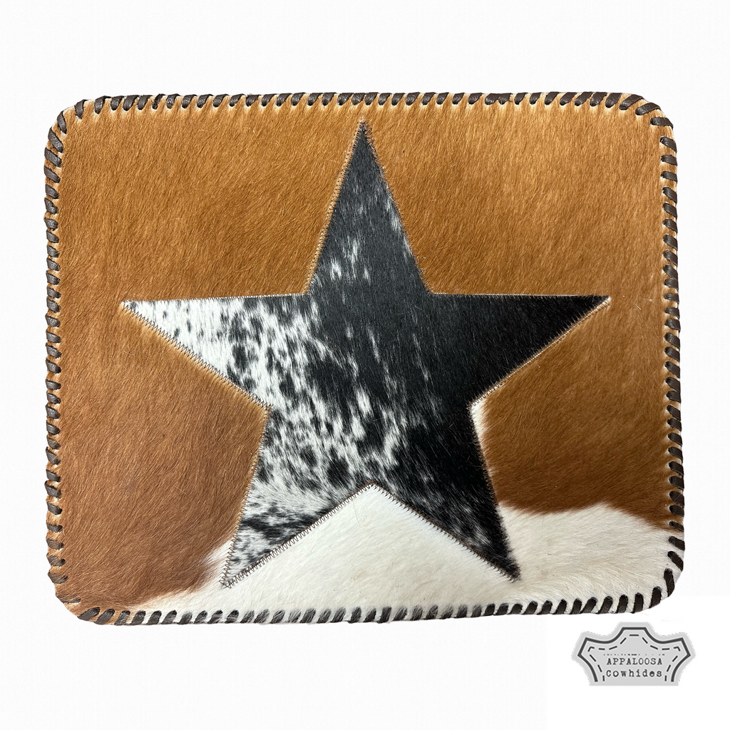 Cowhide Star Placemats