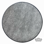 Tricolor Single Star Cowhide Round Rug