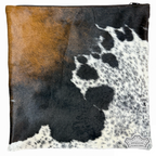 Pillow Cover Tricolor Cowhide