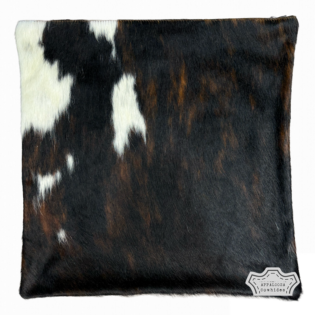 Pillow Cover Tricolor Cowhide