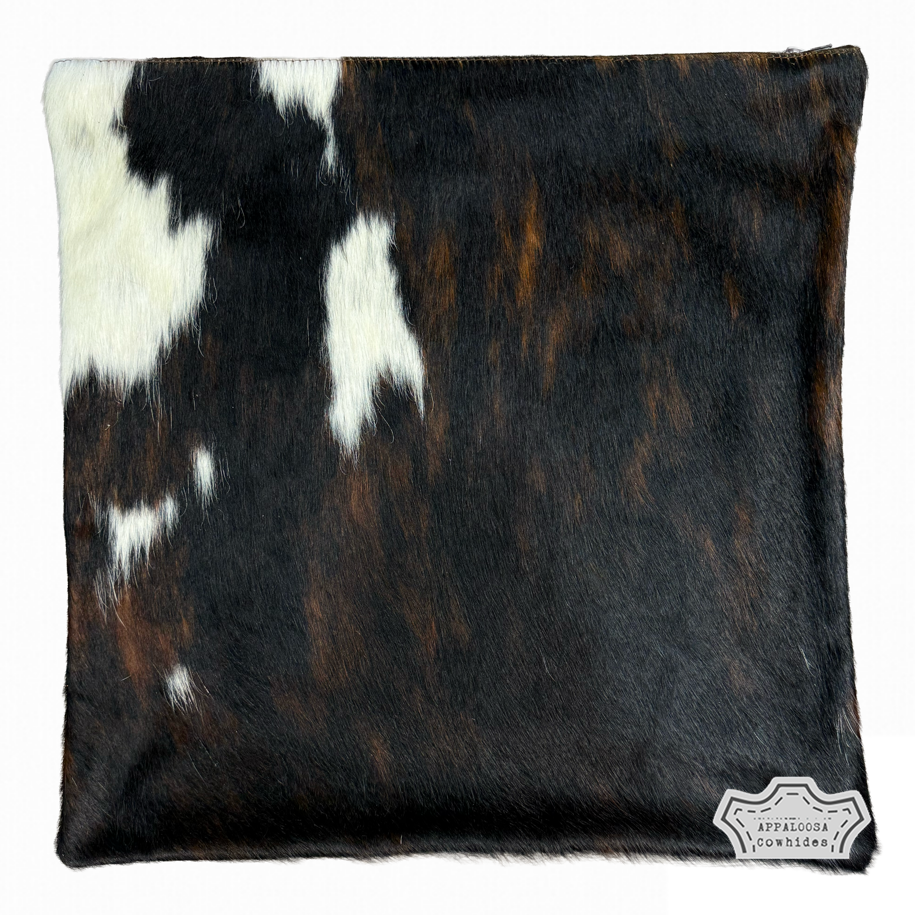 Pillow Cover Tricolor Cowhide